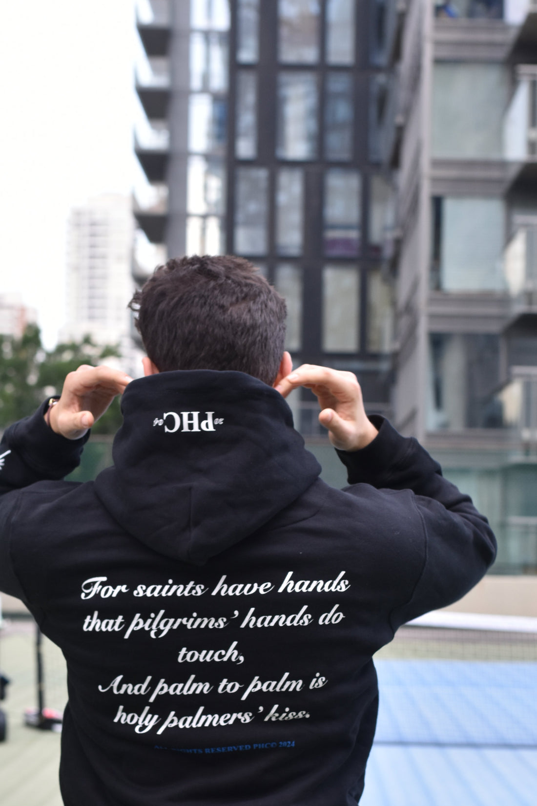 PHC Black Hoodie (Embroidered)